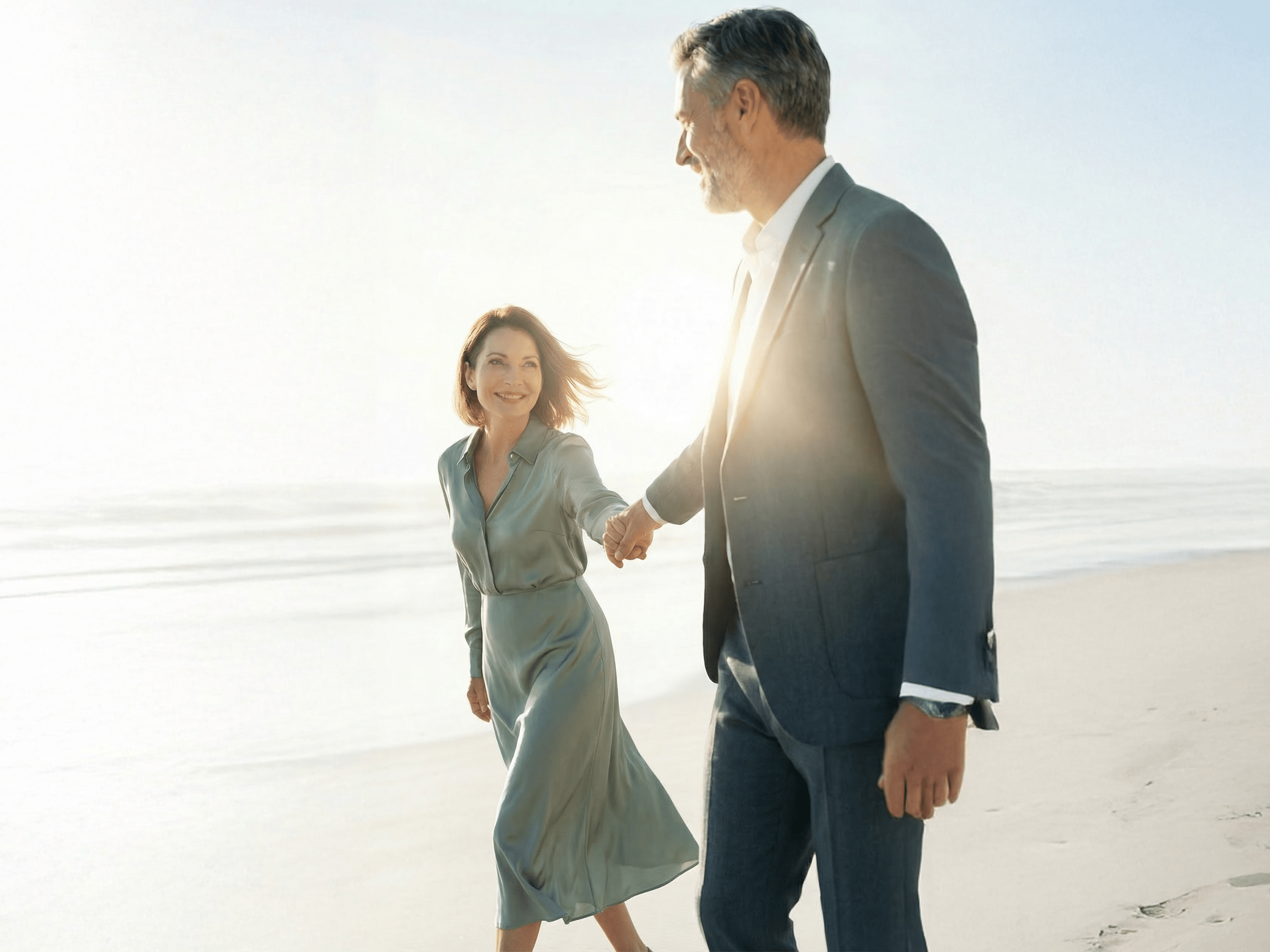 Couple walking
