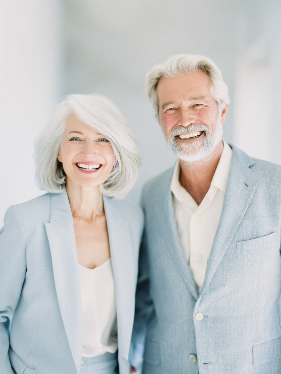 Healthy mature couple