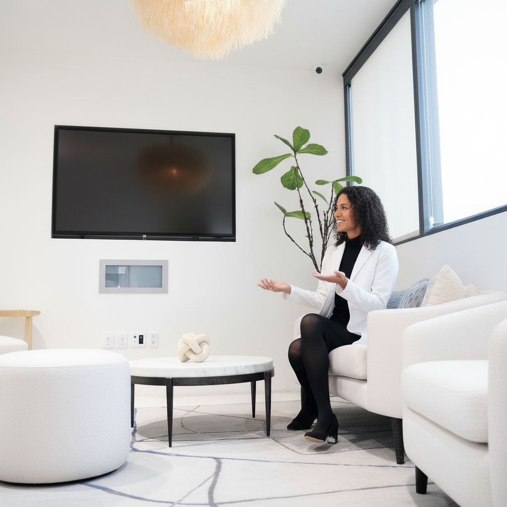 HLI physician in consultation room