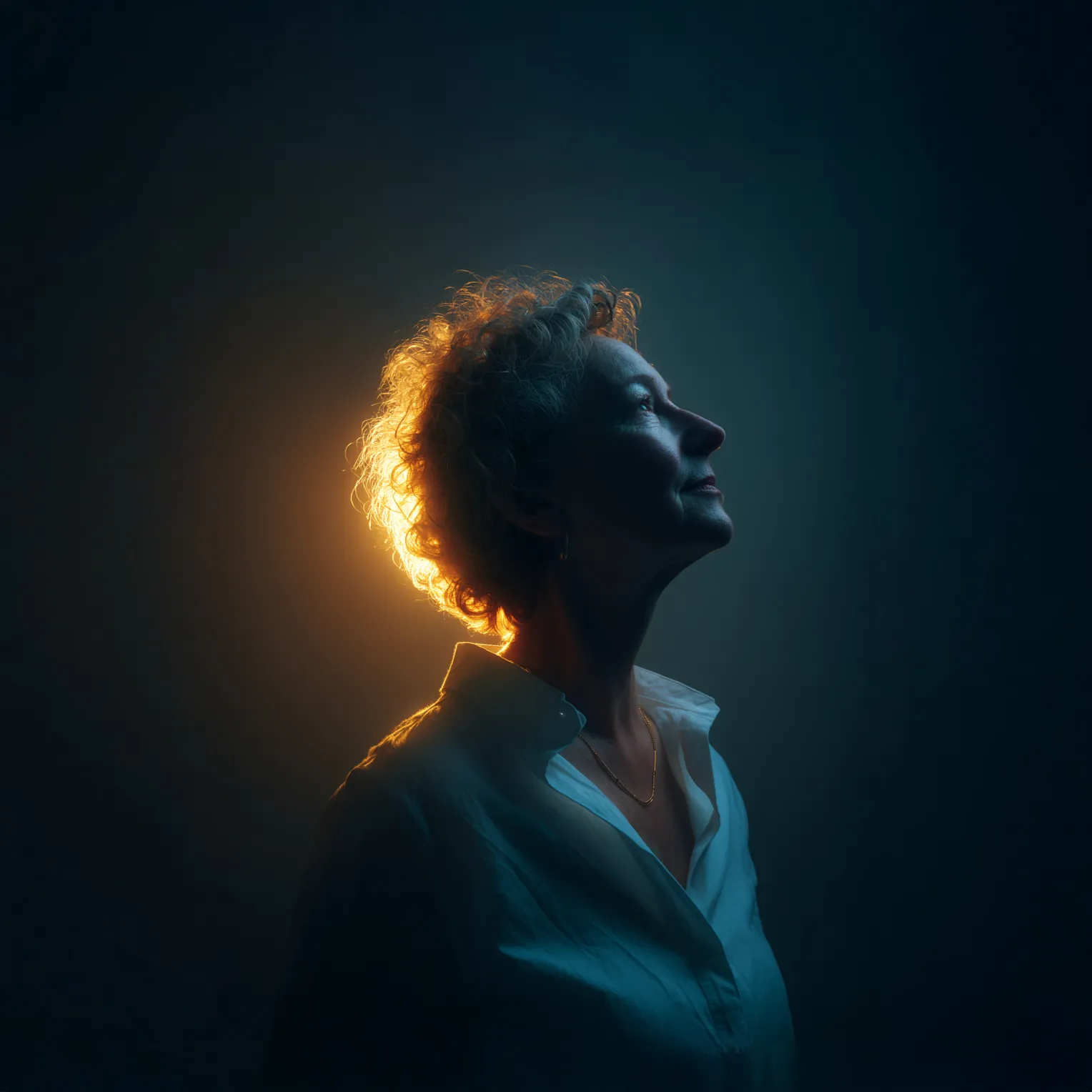 Contemplative portrait — measuring how we truly age