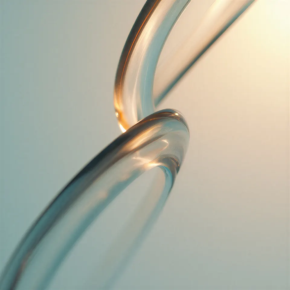 Abstract medical visualization representing cervical cancer prevention